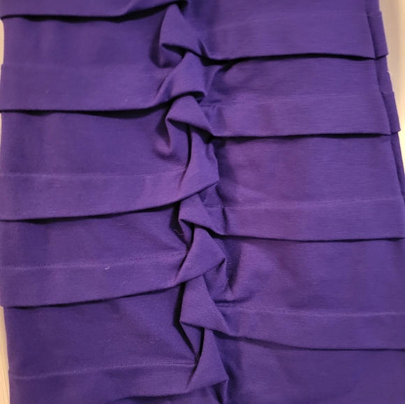 Nicole Miller purple sweater dress. Size 0P - Picture 3 of 4